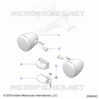 ELEKTRIC, TURN SIGNAL, REAR AND TAILLIGHT