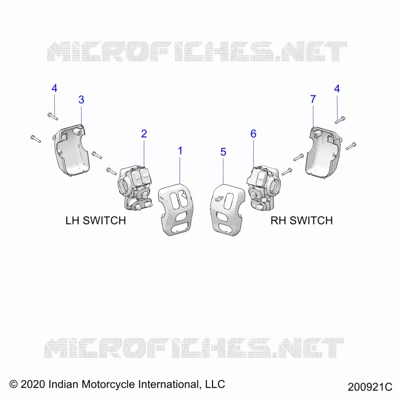ELEKTRIC, SWITCH CONTROLS, LH/RH