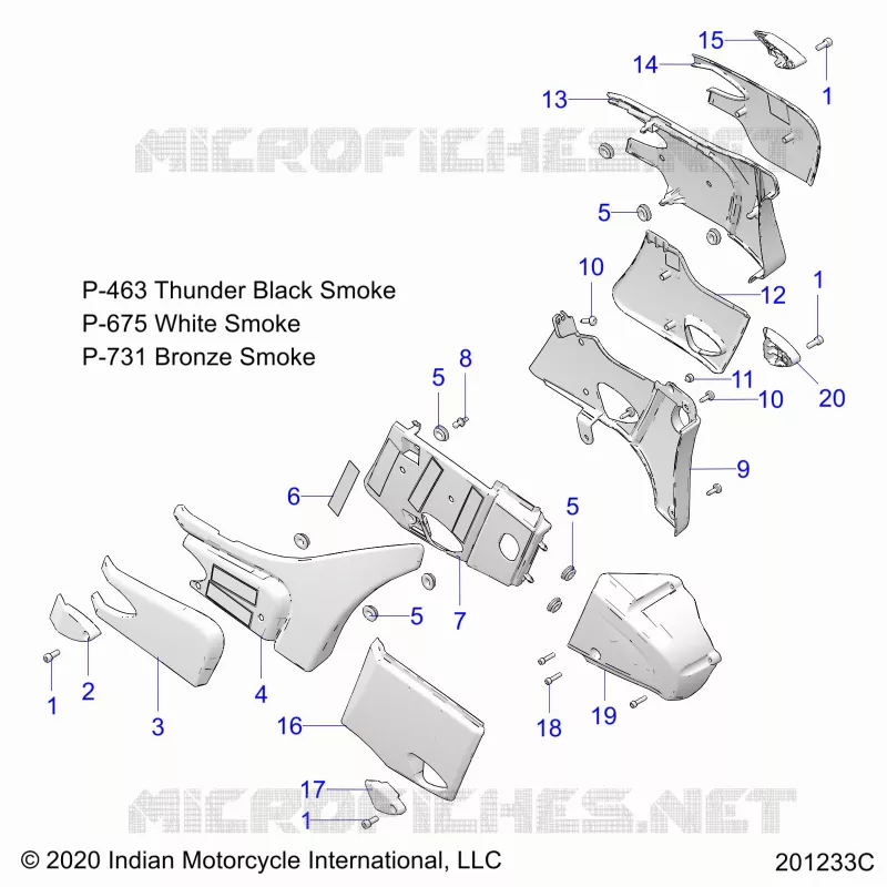 BODY, SIDE/REAR COVERS