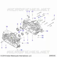 MOTOR, CASE ASM.