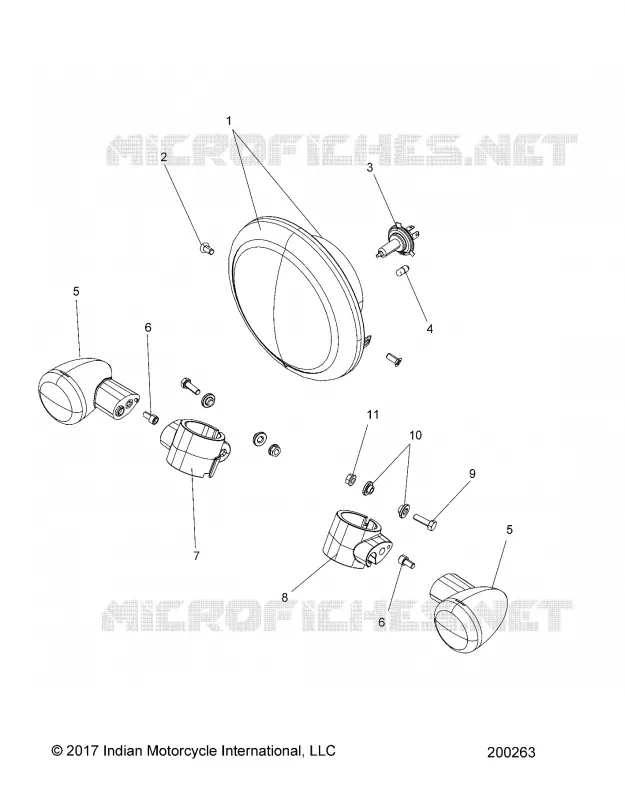 ELECTRICAL, SCHEINWERFER AND FRONT TURN SIGNALS