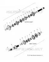 ANTRIEB, INPUT/OUTPUT SHAFT ASM.