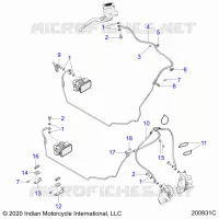 BREMSES, BREMSE LINE, FRONT, ABS