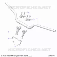 LENKUNG, HANDLEBAR MNTG