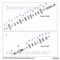 ANTRIEB, INPUT/OUTPUT SHAFT ASM.