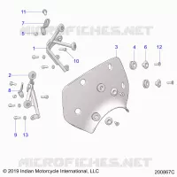 WINDSCHUTZSCHEIBE AND MOUNTING