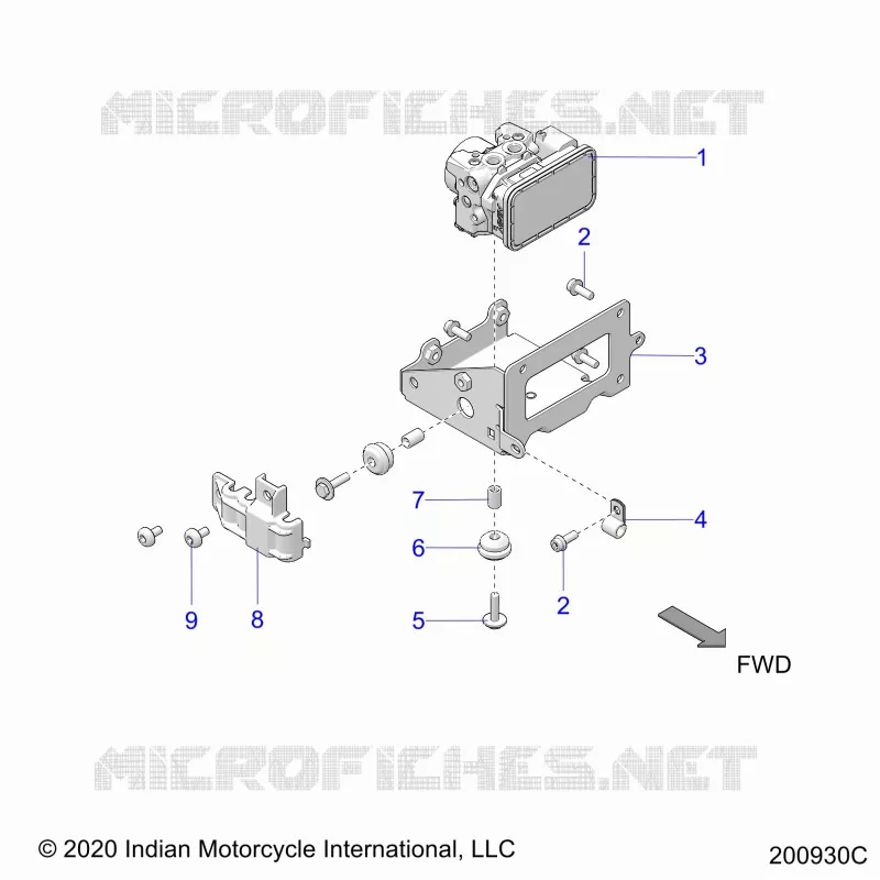 BREMSES, ABS MODULE ASM.