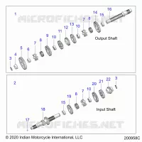 ANTRIEB, INPUT/OUTPUT SHAFT ASM.