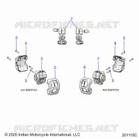 ELEKTRIC, SWITCH CONTROLS, LH/RH