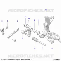 ANTRIEB, SHIFT PEDAL AND LINKAGE (FTR CHAMPIONSHIP EDITION)