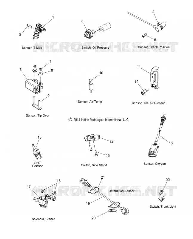 ELECTRICAL COMPONENTS 2 - N15TCAAA/TRAAA ALL OPTIONS (49INDIANELECT215R)
