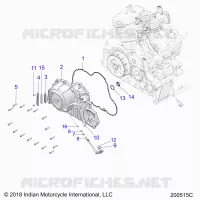 ENGINE, PRIMARY AND CLUTCH COVER