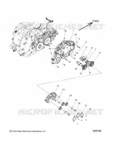 MOTOR, CAM SHAFTS AND GEARS