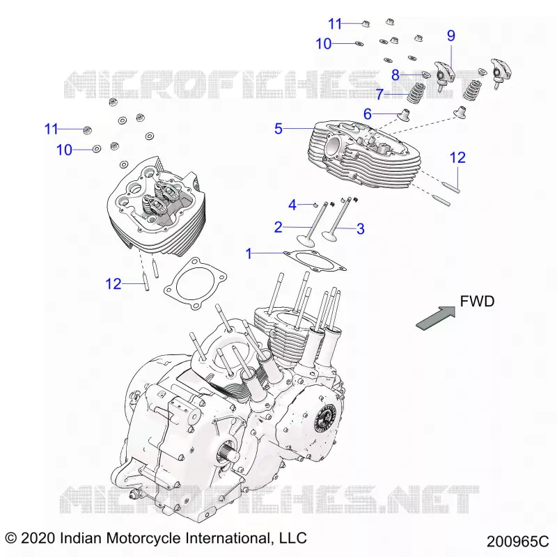 ENGINE, ZYLINDERKOPF ASM.