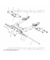 HINTERRADAUFHÃ„NGUNG ASM., SWING ARM AND SHOCKS