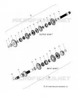 ANTRIEB, INPUT/OUTPUT SHAFT ASM.