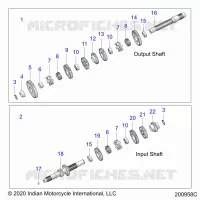 ANTRIEB, INPUT/OUTPUT SHAFT ASM.