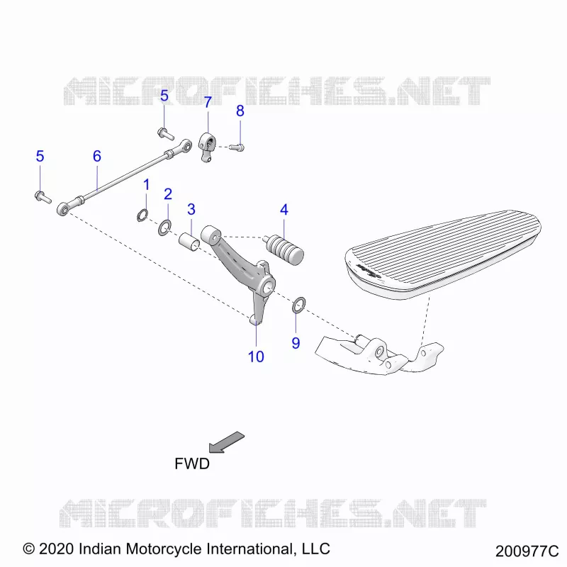 ANTRIEB, SHIFT PEDAL AND SHIFT LINKAGE