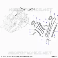 CAM CHAIN AND SPROCKETS