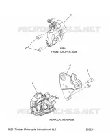 BRAKES, BREMSZANGE VORNE AND REAR