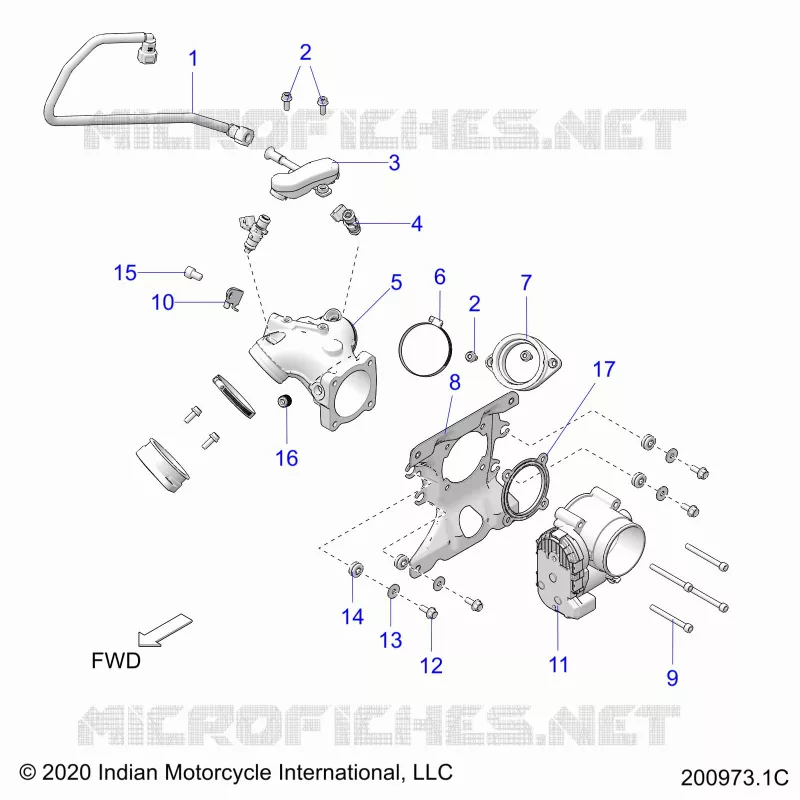 KRAFTSTOFFSYSTEM, FUEL CLAM SHELL/THROTTLE BODY