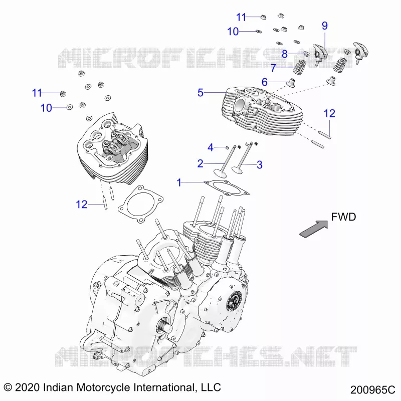 ENGINE, ZYLINDERKOPF ASM.