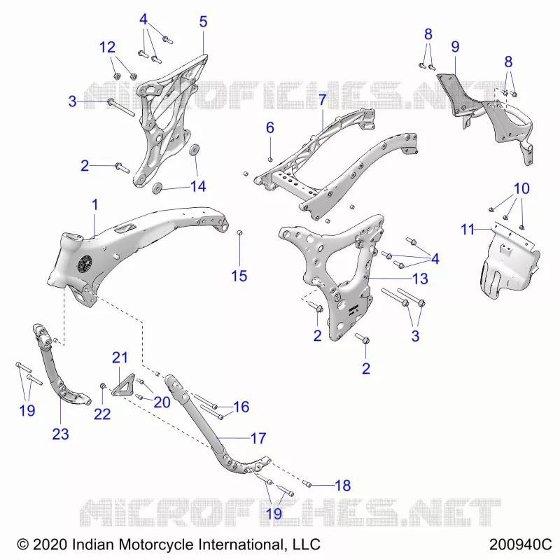 CHASSIS, RAHMEN ASM.