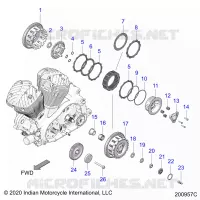 ANTRIEB, CLUTCH AND PRIMARY DRIVE