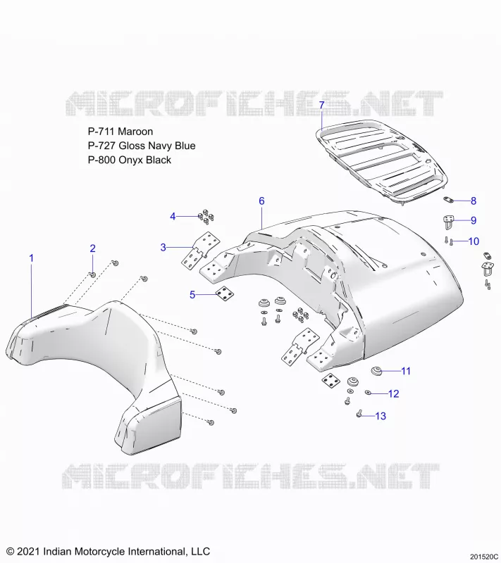 KOFFERRAUM LID AND BACKREST ASM.