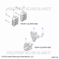 BRAKES, BREMSZANGE VORNE AND REAR
