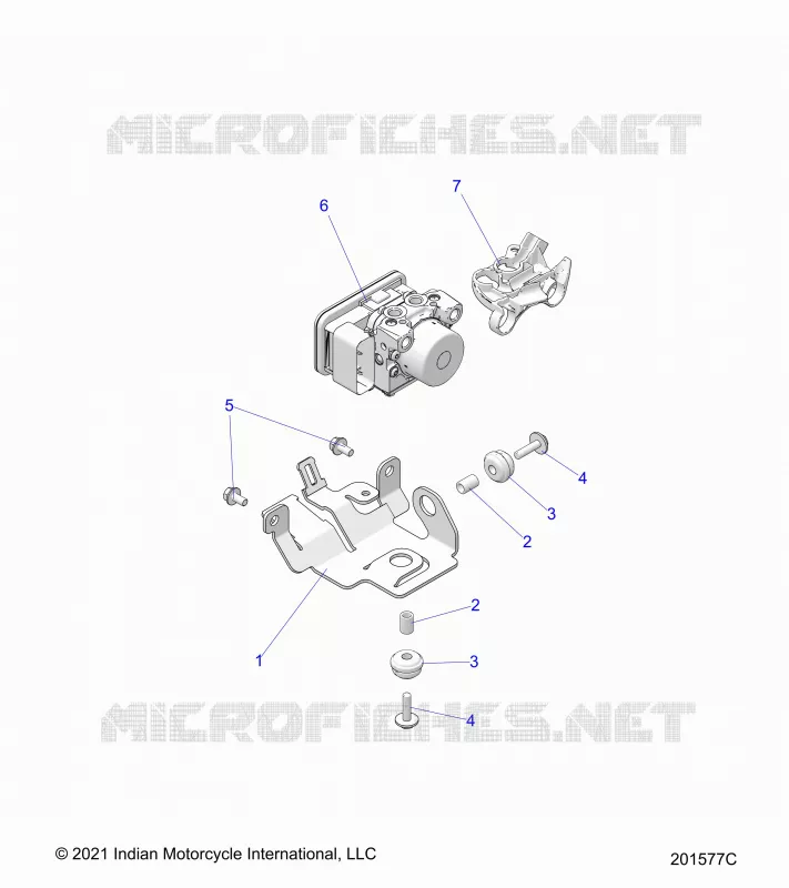 BREMSES, ABS BREMSE MODULE MOUNTING