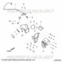 KRAFTSTOFFSYSTEM, FUEL CLAM SHELL/THROTTLE BODY