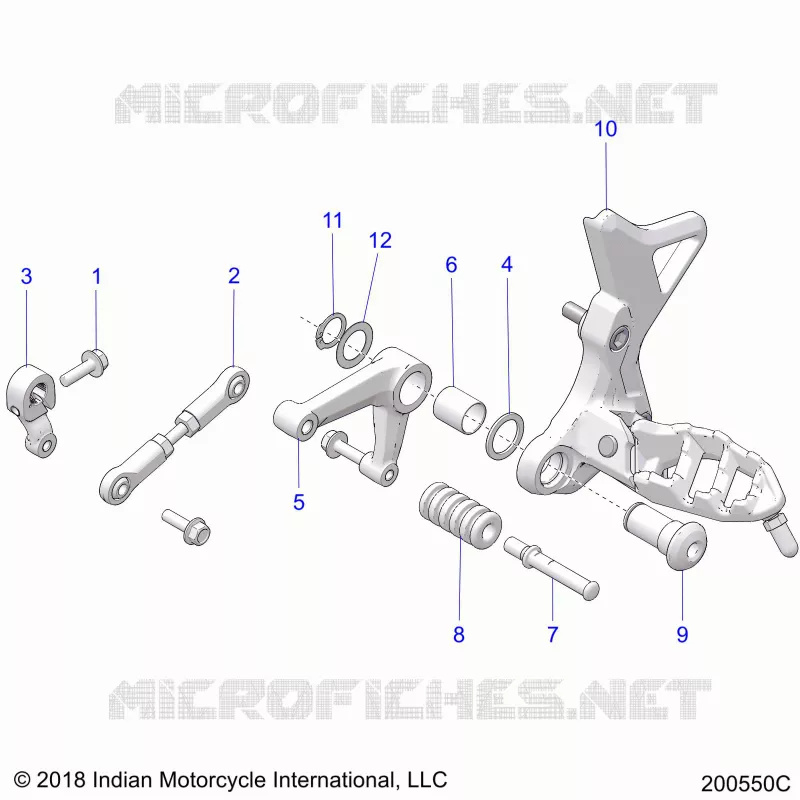 ANTRIEB, SHIFT PEDAL AND LINKAGE