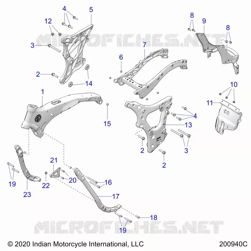 CHASSIS, RAHMEN ASM.