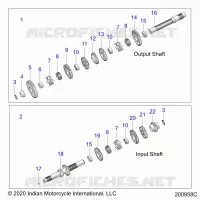 ANTRIEB, INPUT/OUTPUT SHAFT ASM.