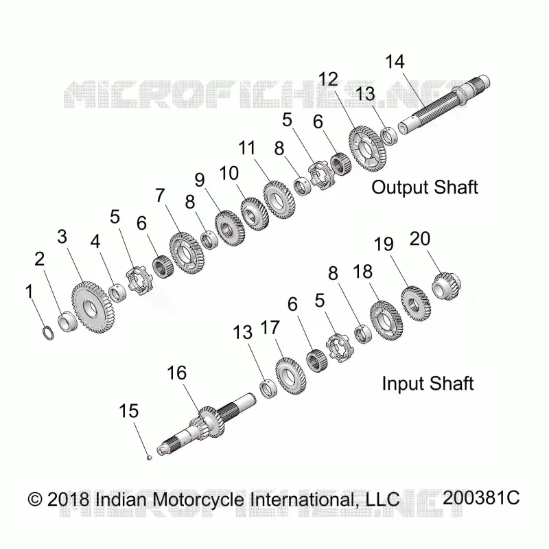 ANTRIEB, INPUT/OUTPUT SHAFT ASM.