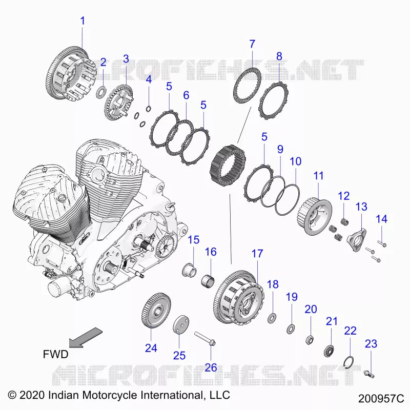 ANTRIEB, CLUTCH AND PRIMARY DRIVE