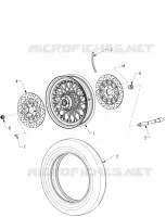 FRONT WHEEL ASSEMBLY - N131C/D/V ALL OPTIONS (INDIANWHEELFRT12CC)