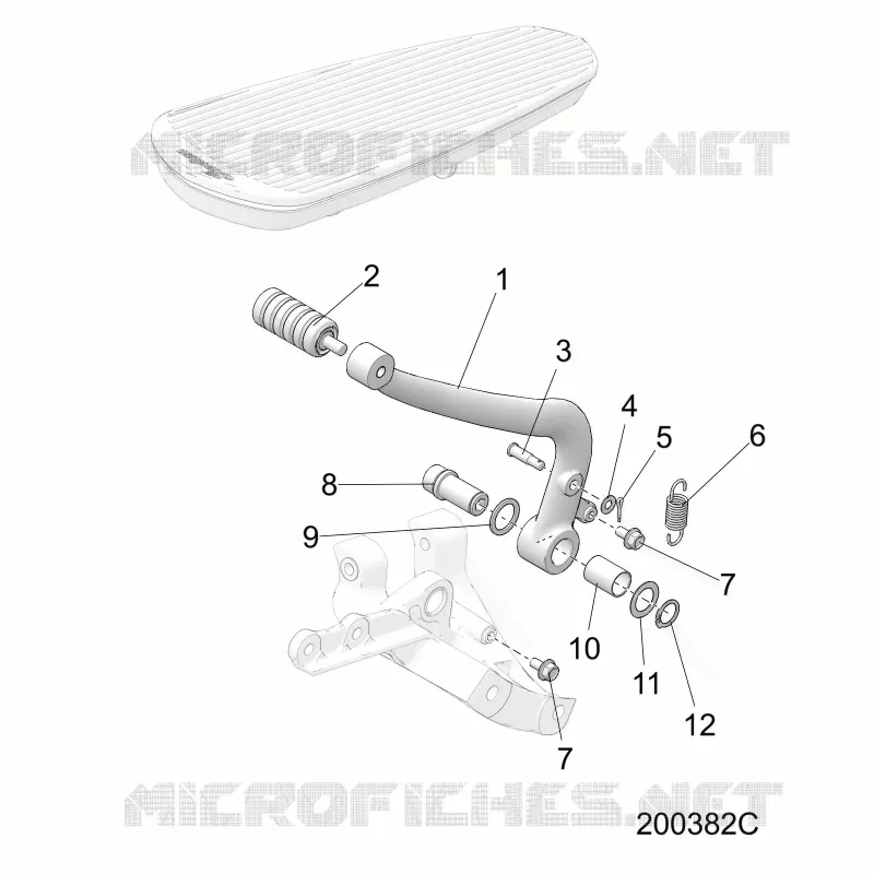 BREMSES, BREMSE PEDAL