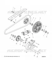 ANTRIEB, SPROCKETS, GUARDS AND BELT