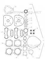 ENGINE GASKET SET COMPLETE - N121C/V/D ALL OPTIONS (INDIANGASKETKITENG12CC)