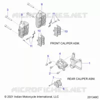 BRAKES, BREMSZANGE VORNE AND REAR