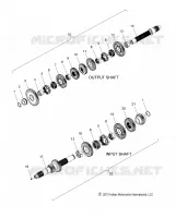 ANTRIEB, INPUT/OUTPUT SHAFT ASM.