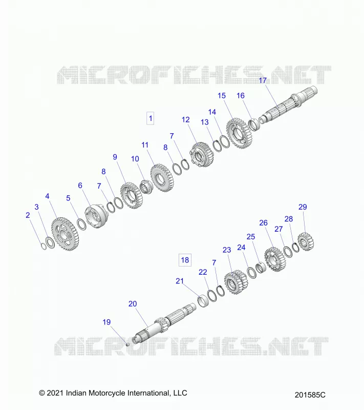 ANTRIEB, INPUT/OUTPUT SHAFT ASM.