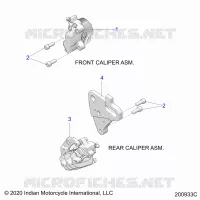 BRAKES, BREMSZANGE VORNE AND REAR
