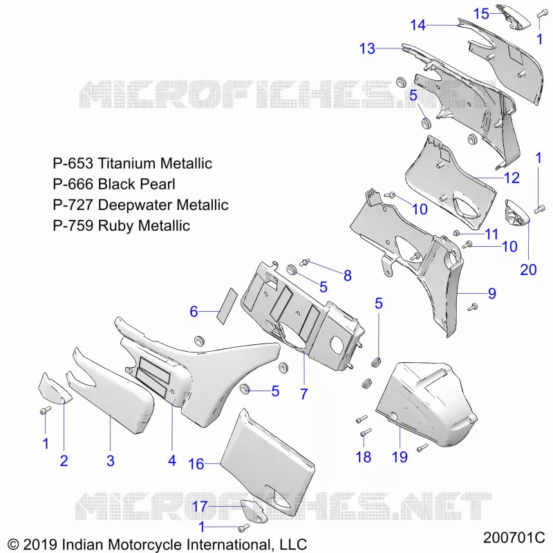 BODY, SIDE/REAR COVERS