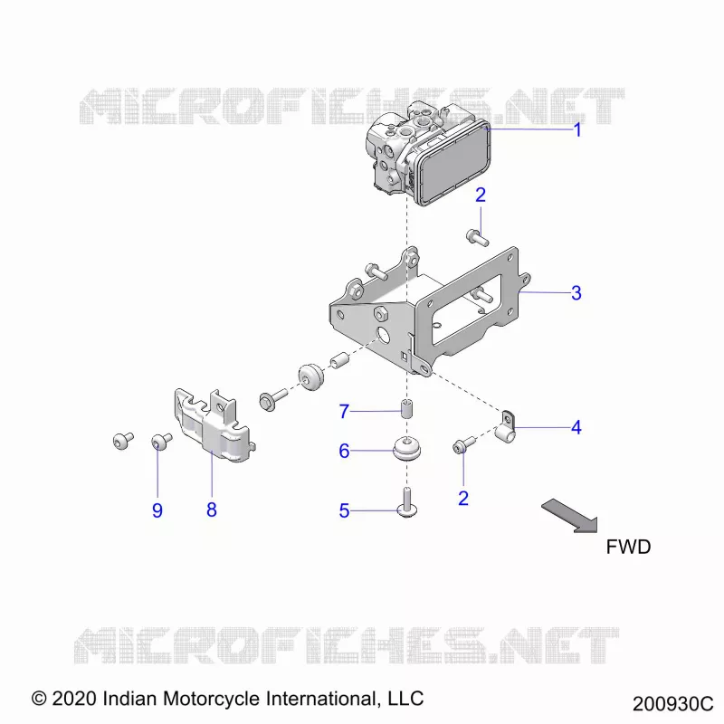BREMSES, ABS MODULE ASM.