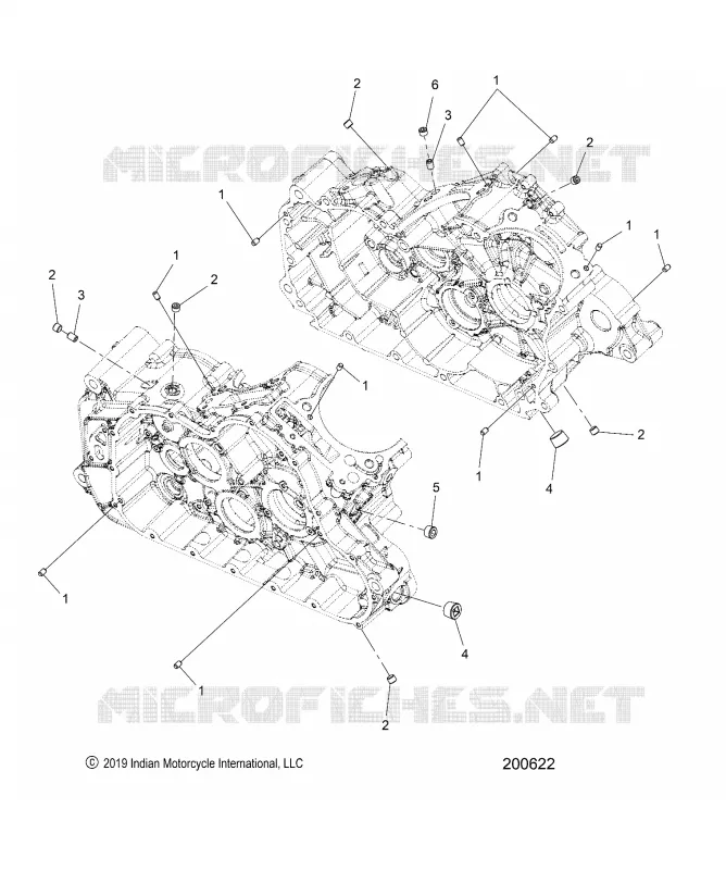 CRANKCASE, PLUGS/DOWELS