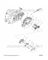MOTOR, CAM SHAFTS AND GEARS