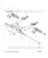 SUSPENSION, REAR ASM., SWING ARM AND SHOCKS
